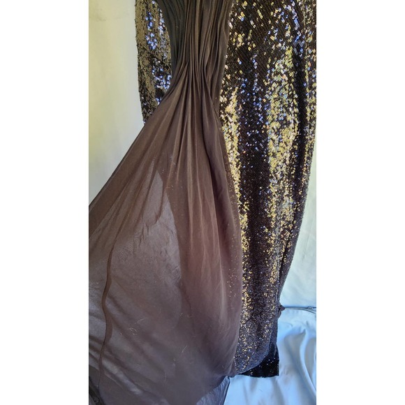 NWOT Mignon Black Lace Embellished Cocktail Formal Gown 12 - Picture 4 of 10